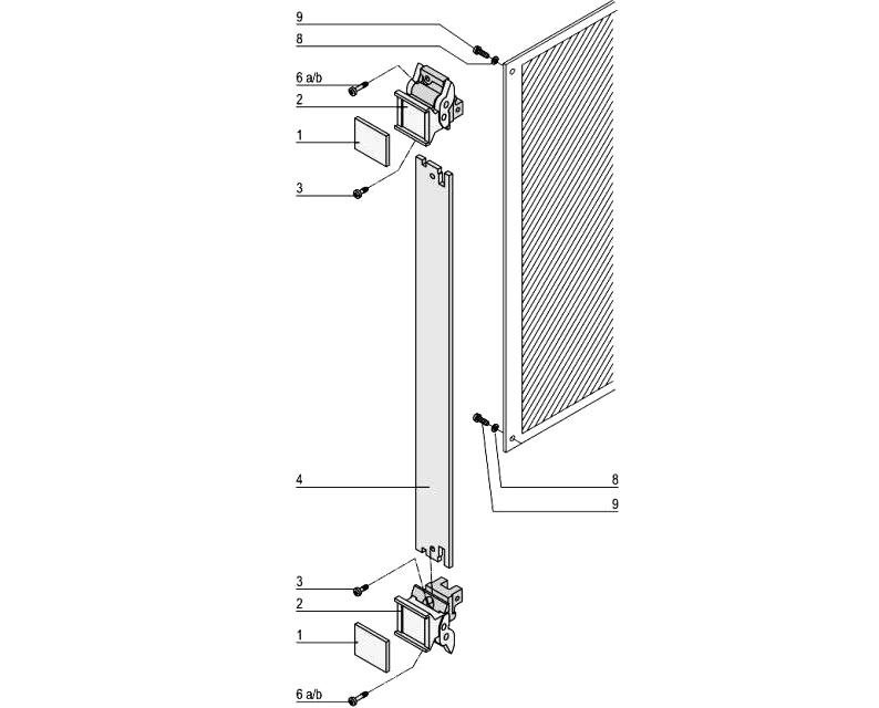פנל למארז 19 אינץ SCHROFF 6U